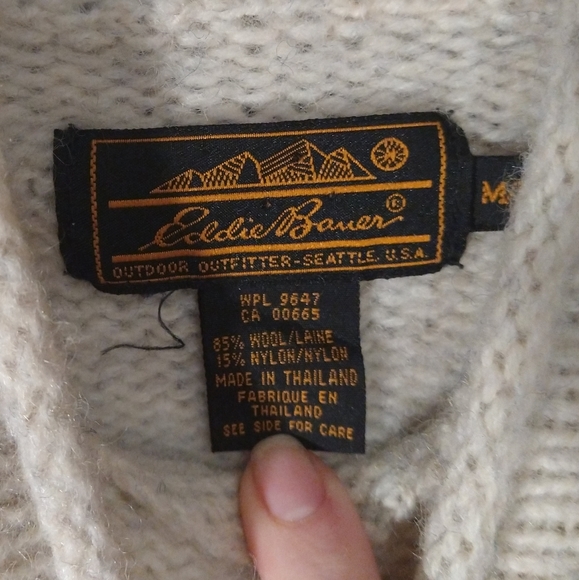Vintage Eddie Bauer Medium mock neck sweater - Picture 5 of 5